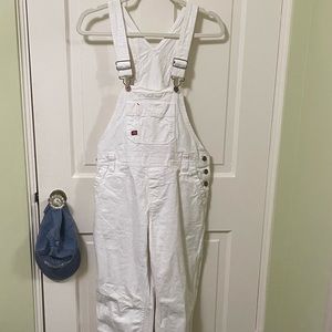 White dickies overalls